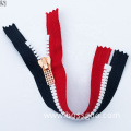 mix color zips resin red plastic front zipper
